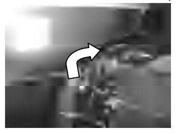 Kippsperrhebel beim F25/20FW in oberer Position
