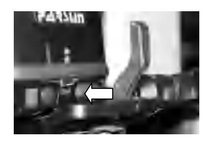 Gear shift lever in neutral position BM model