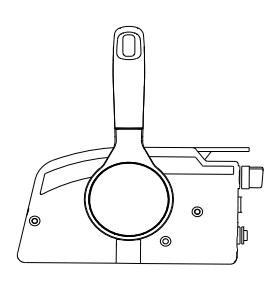 Gear shift lever in neutral for remote control