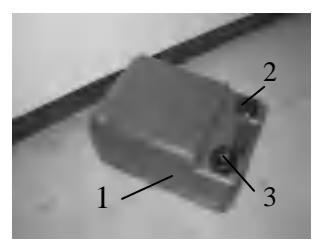 Portable fuel tank front view