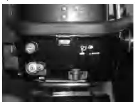 Opening the fuel cock