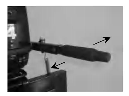 Steering with tiller handle for direction change