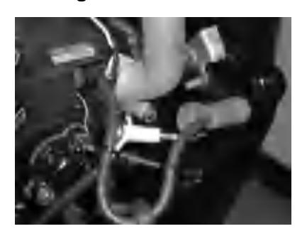Warning illustration for propeller safety inspection