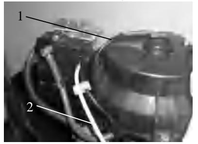Removing start-in-gear protection cable and choke cable