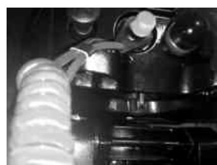 Fuel cock on built-in fuel tank