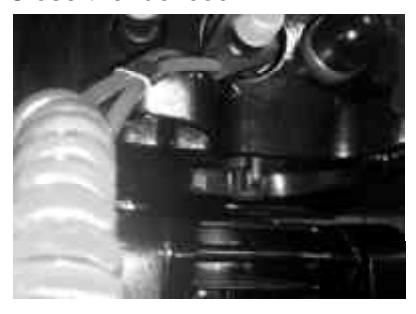 Closing fuel cock before tilting up