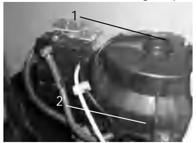 Start-in-gear protection cable and choke cable location