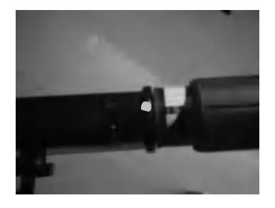 Throttle grip in START position