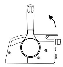 Remote control lever in neutral position for F6/8/9.8FW