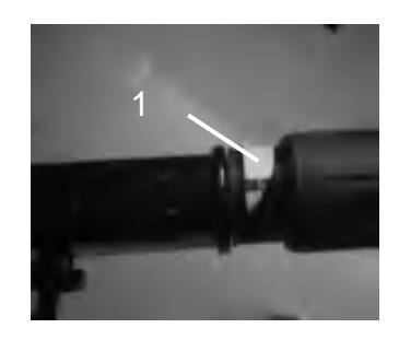 Throttle indicator on throttle grip showing fuel consumption