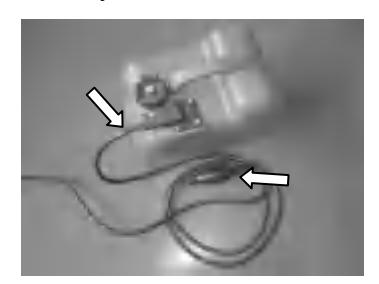 Fuel line connection check detail