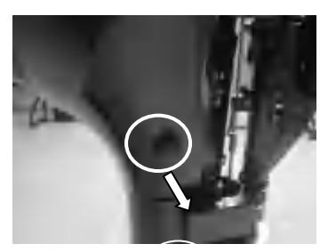 Engine oil drain screw location and filler hole