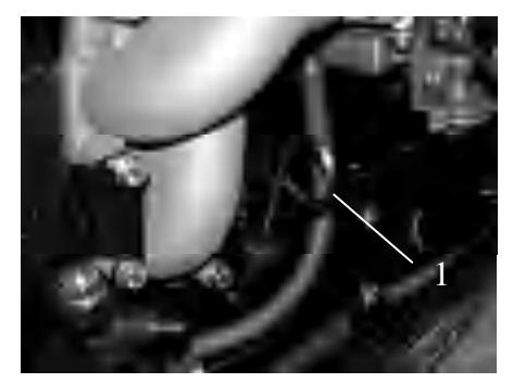 Engine oil dipstick location