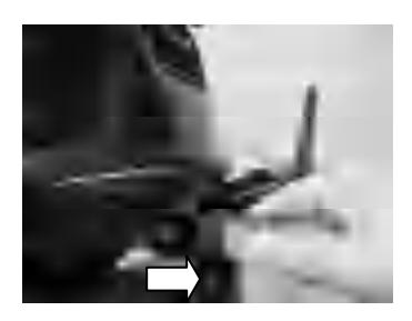 Fuel line disconnection FW model