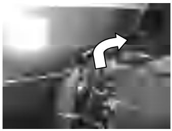 Tilt lock lever up position FW model