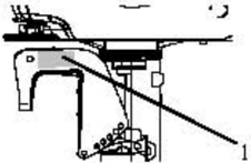 Outboard motor serial number label location