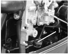 Engine oil dipstick with high and low position marks