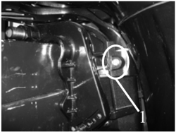 Flushing cooling water passage after break-in