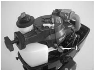 Engine oil level plug and dipstick location