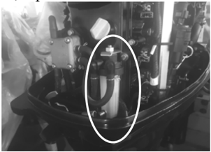 Inspection du filtre à carburant pour les fissures et les dommages