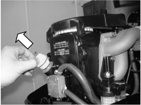 Valve clearance adjustment - driven pulley mark 2 alignment