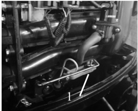 Siège de la tige oscillante du changement de vitesse et repère d'alignement