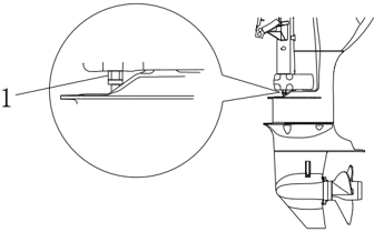 Shift operation backward control columned nut adjustment