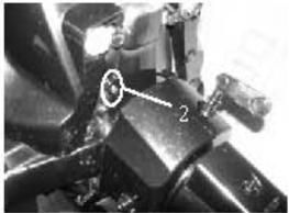Foro di uscita dell'acqua di raffreddamento durante il funzionamento del motore