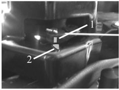 Start-in-gear protection marking alignment on arrester pawl