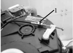 Starter adjusting nut and detent tightwire location