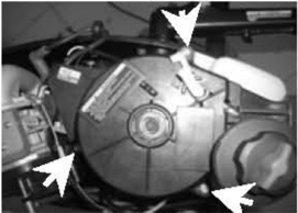 Starter removal from power unit