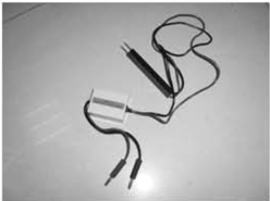 Ignition coil resistance measurement with peak voltage adapter
