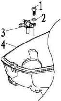 Oil switch removal showing gasket and bottom cowling