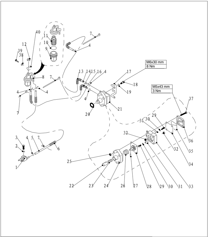 Fuel system explosive drawing page 2 - carburetor detail