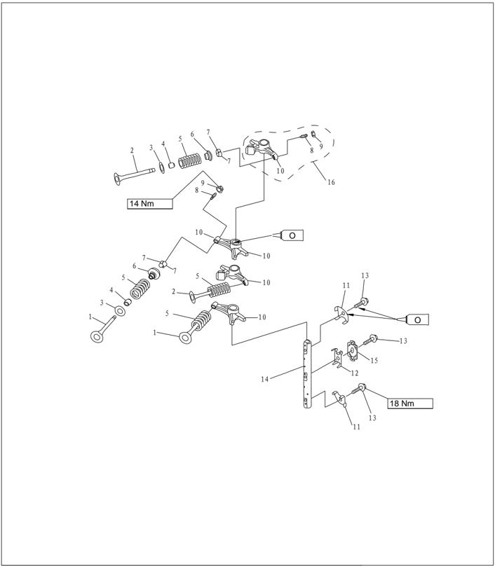 Power unit explosive drawing page 5 - timing belt and pulleys
