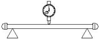 Valve push rod runout measurement setup