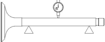 Valve stem diameter and valve pipe inner diameter measurement