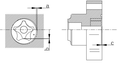 Oil pump check - rotor clearance measurement