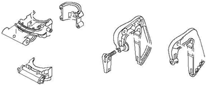 Smontaggio supporto - rimozione manovella e copertura