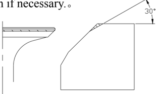 Valve seat angle cutting 45 degrees