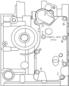 Piston and connecting rod removal