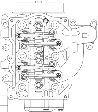 Timing belt alignment marks during reassembly