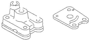 Water pump fixed plate and housing removal