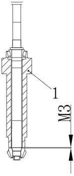 Forward gear shim measurement detail